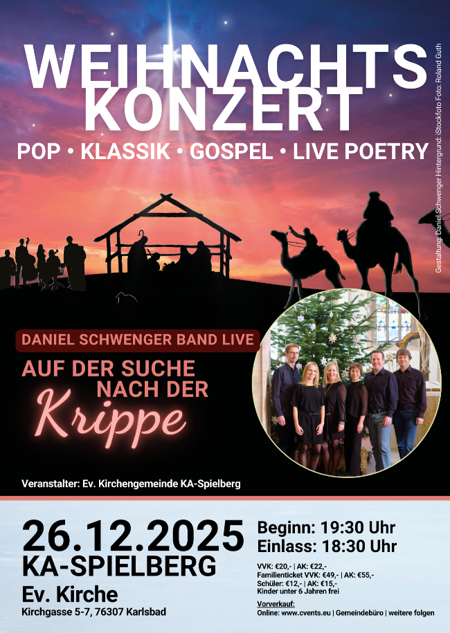 Weihnachtskonzert 'Auf der Suche nach der Krippe'
