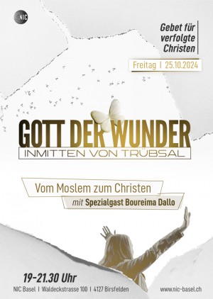 Gott der Wunder - inmitten von Trübsal