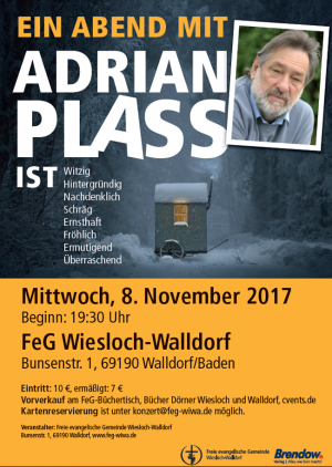 Ein Abend mit Adrian Plass