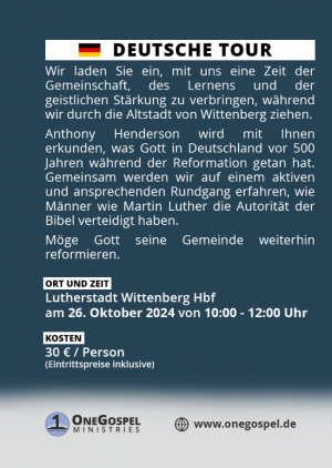 In the footsteps of the Reformation