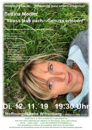 Stress lass nach Genuss erleben