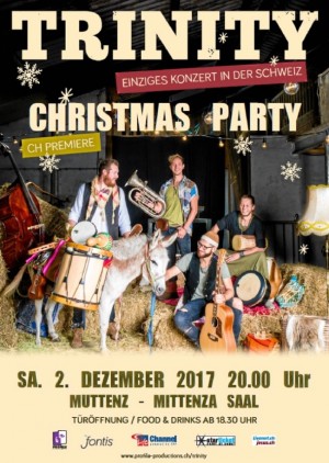 TRINITY - Christmas Party - Einziges Konzert in der Schweiz!