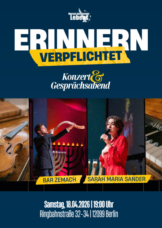 &bdquo;Erinnern verpflichtet" &ndash; Konzert- und Gespr&auml;chsabend
