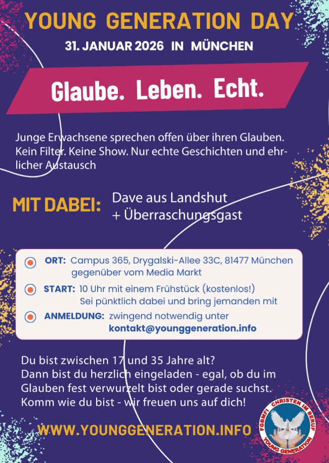 YOUNG GENERATION DAY IN MÜNCHEN | GLAUBE. LEBEN. ECHT.