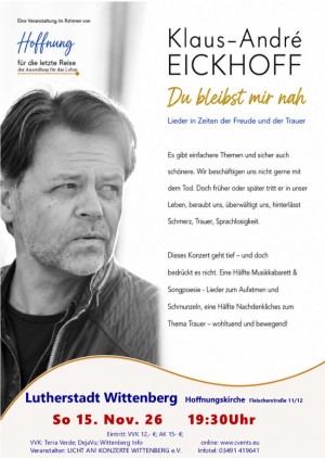 Klaus-André Eickhoff  "Du bleibst mir nahe"