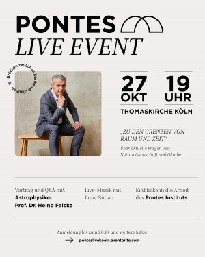 Pontes Live Event mit Prof Heino Falcke