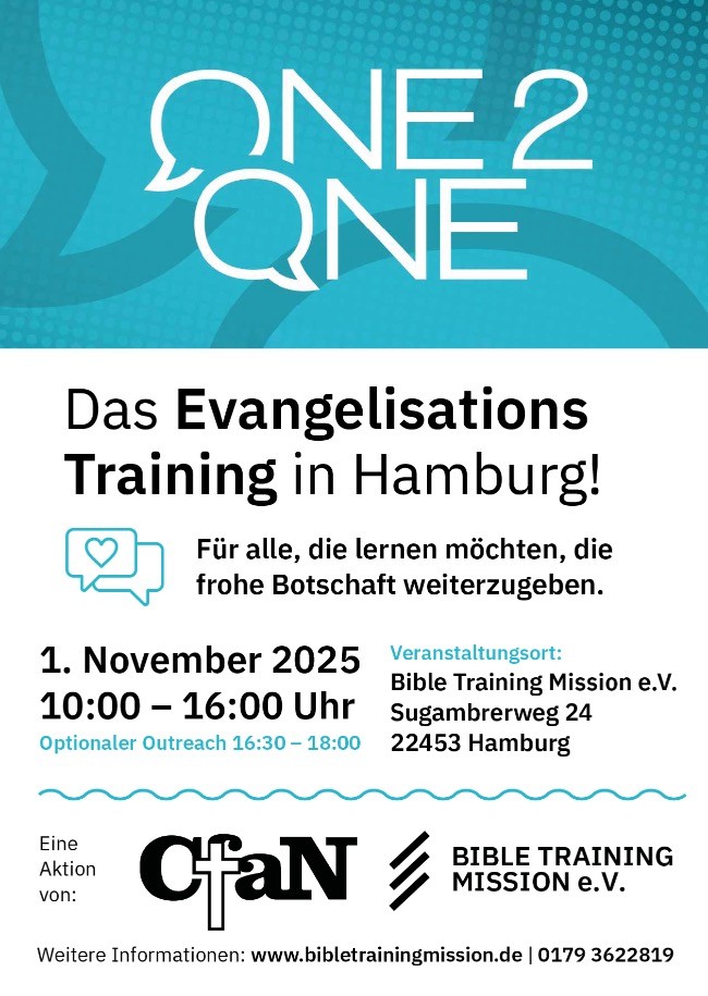 One2One – Das Evangelisations-Training in Hamburg