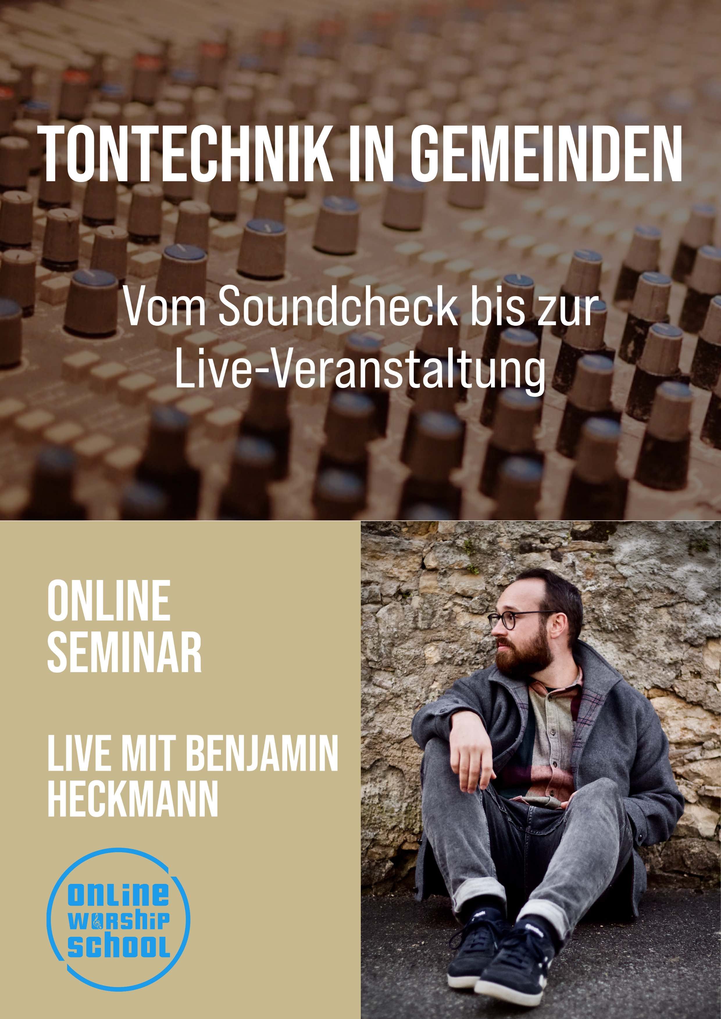 Live-Online Seminar mit Benjamin Heckmann