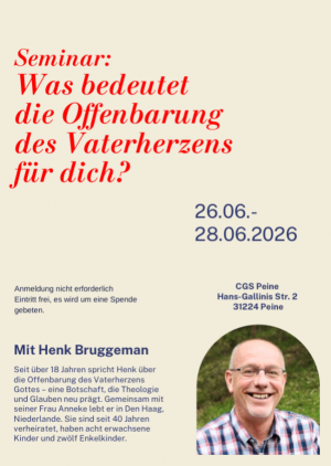Was bedeutet die Offenbarung des Vaterherzens für dich?