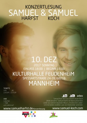 Konzertlesung Samuel Harfst & Samuel Koch MANNHEIM