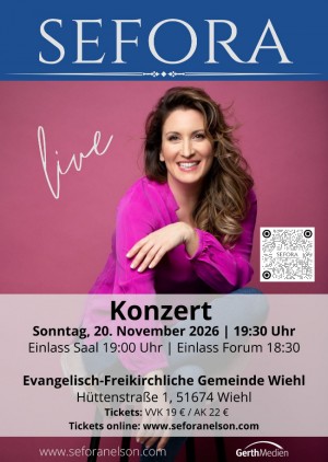Konzert mit Sefora Nelson