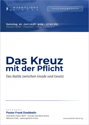 Das Kreuz mit der Pflicht