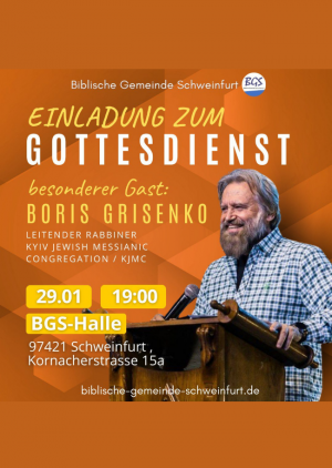 Gottesdienst mit Rabbi Boris Grisenko