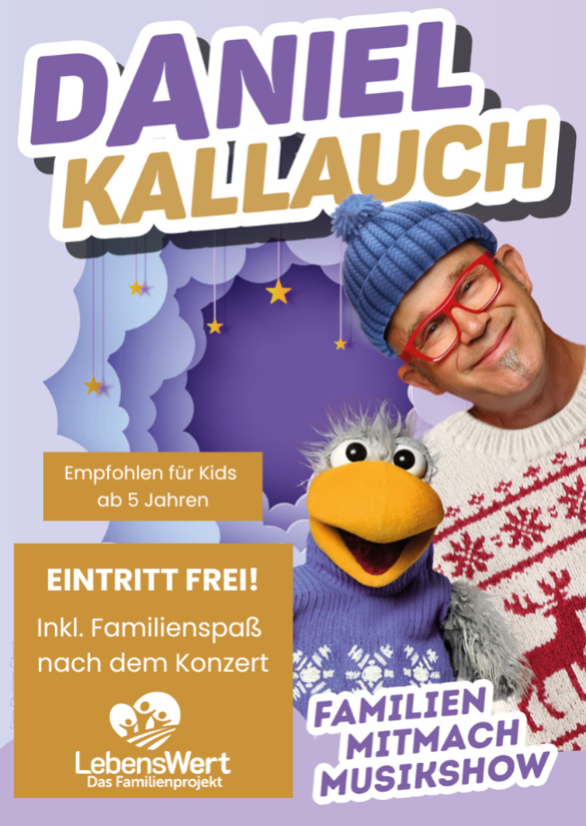 Adventskonzert &bdquo;Himmelhochjauchzend&ldquo; mit Daniel Kallauch