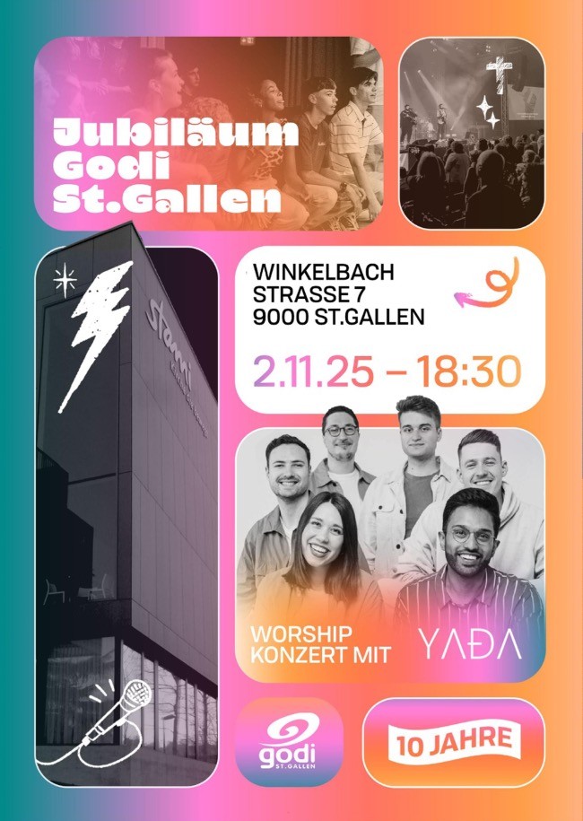 10 Jahre Godi St.Gallen mit YADA Worship