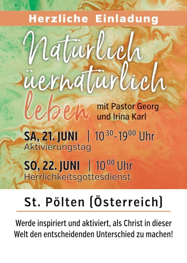 Tagesseminar "Natürlich übernatürlich leben"