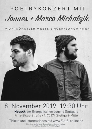 Poetry-Konzert mit Marco Michalzik & JONNES