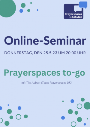 Online- Seminar Prayerspaces 