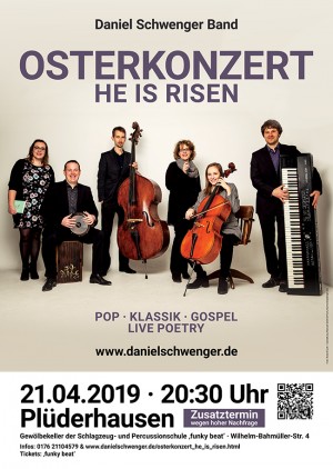 Zusatztermin: Osterkonzert / Daniel Schwenger Band