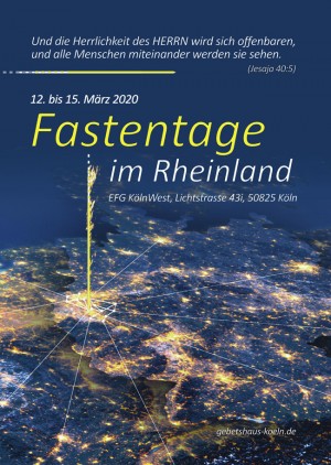 Fastentage im Rheinland 2020