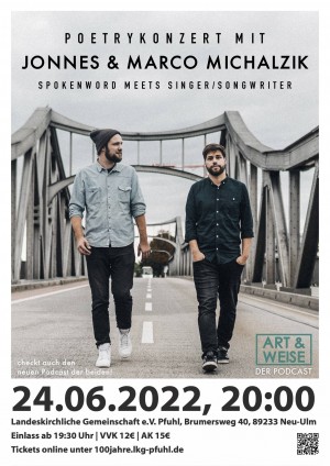 Poetrykonzert mit Marco Michalzik & Jonnes