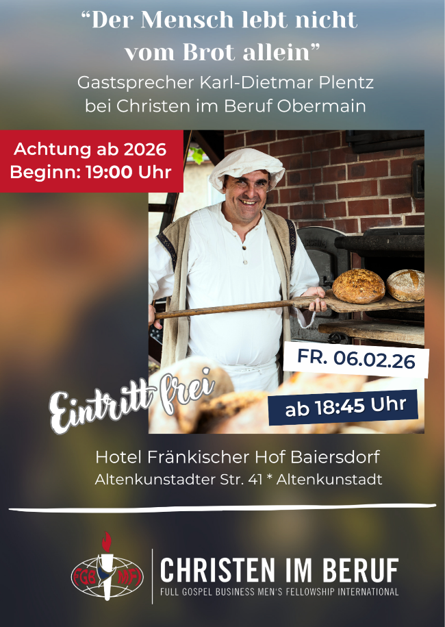 "Der Mensch lebt nicht vom Brot allein"