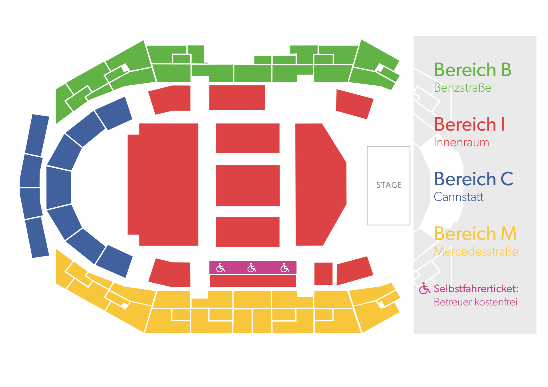 Sitzplan martin stuttgart hanns schleyer halle CAVALLUNA in